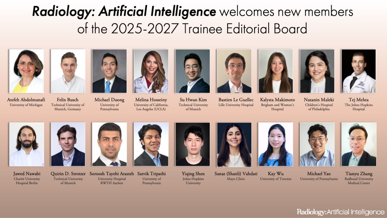 Radiology: AI trainee EB